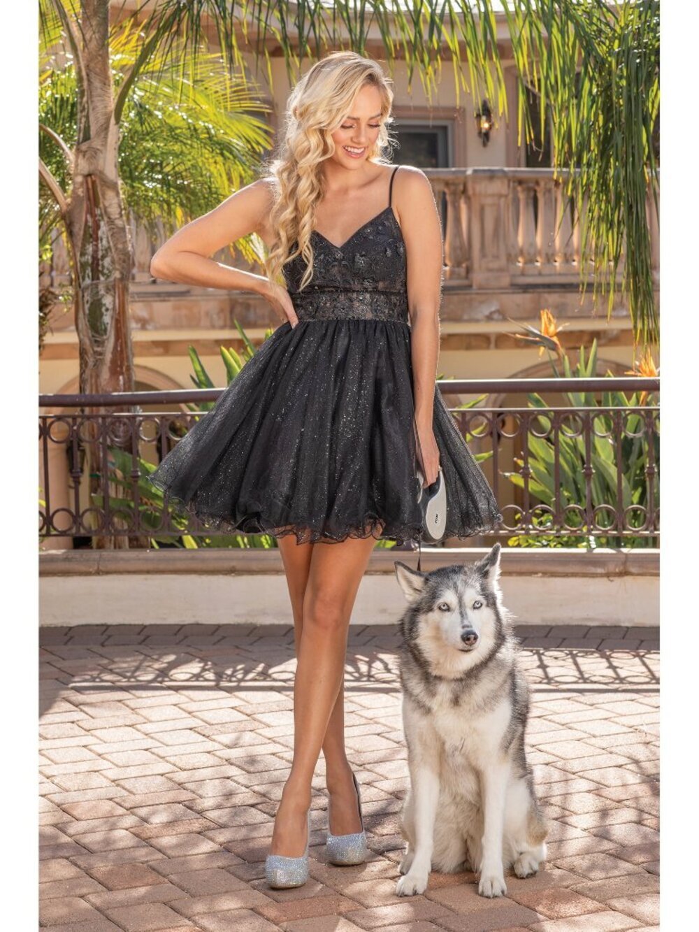 NEW BLACK Evening Gown Floor Length Formal Elegant Stunning 3336